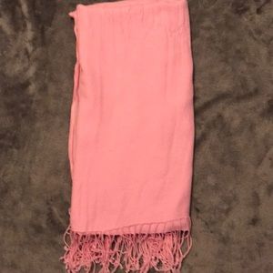 Pink scarf